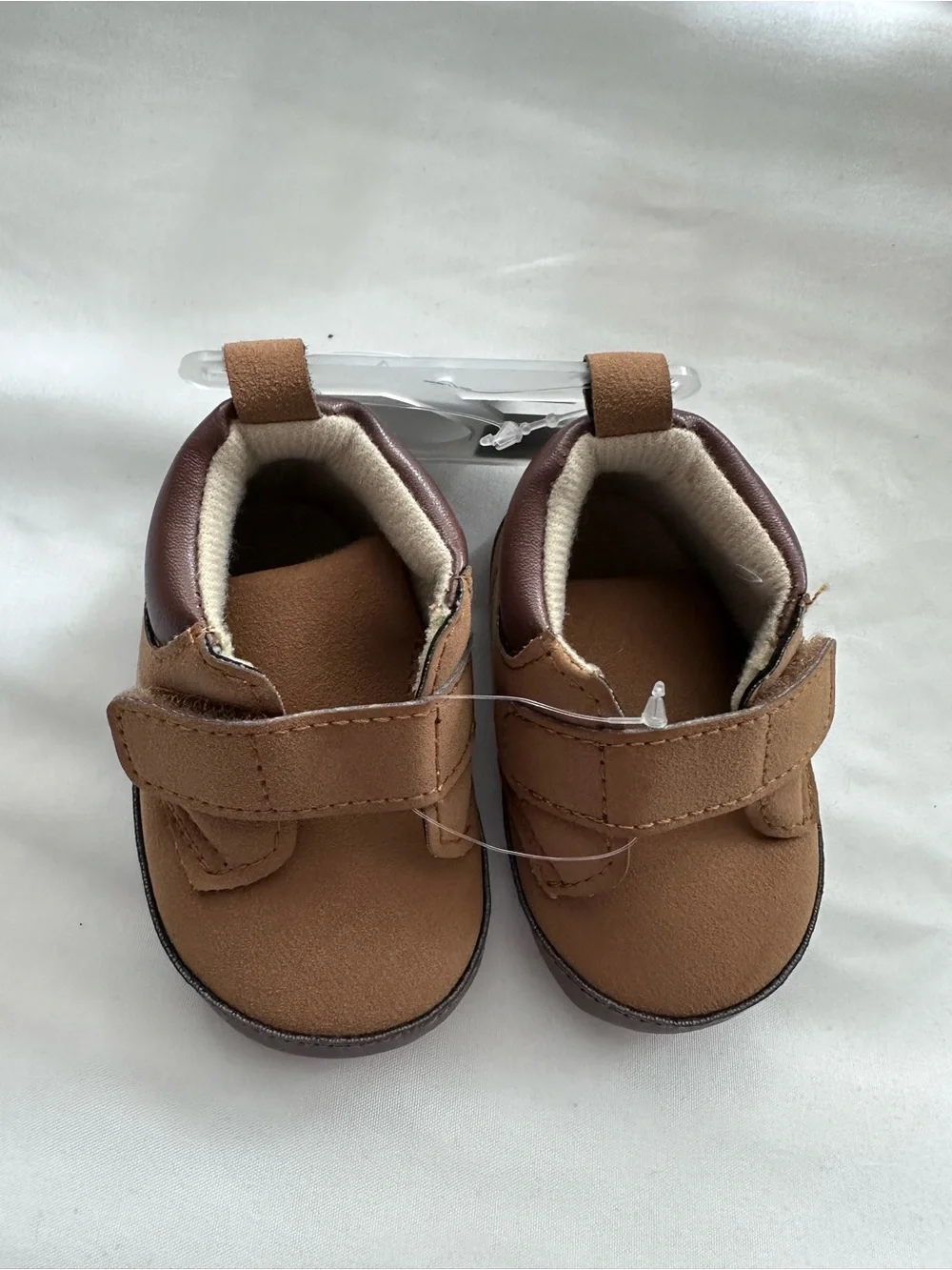 Carter's Child Of Mine Brown Worker Boots Baby Boy Size 0-3 months NEW